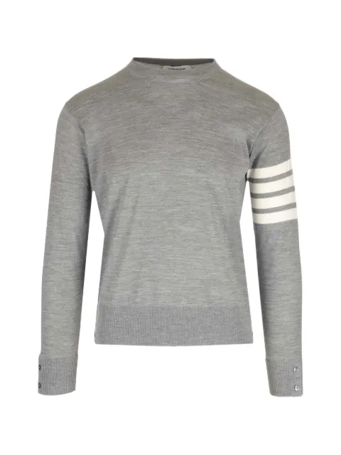 Thom Browne 4-Bar crew neck jumper