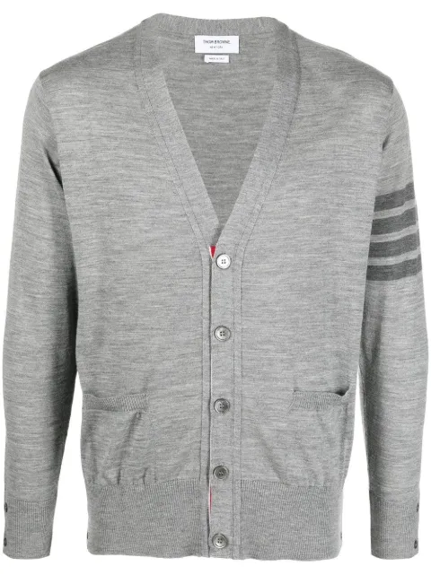 Thom Browne 4-Bar V-neck cardigan