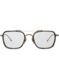 Thom Browne Eyewear round-frame clear glasses - Gold