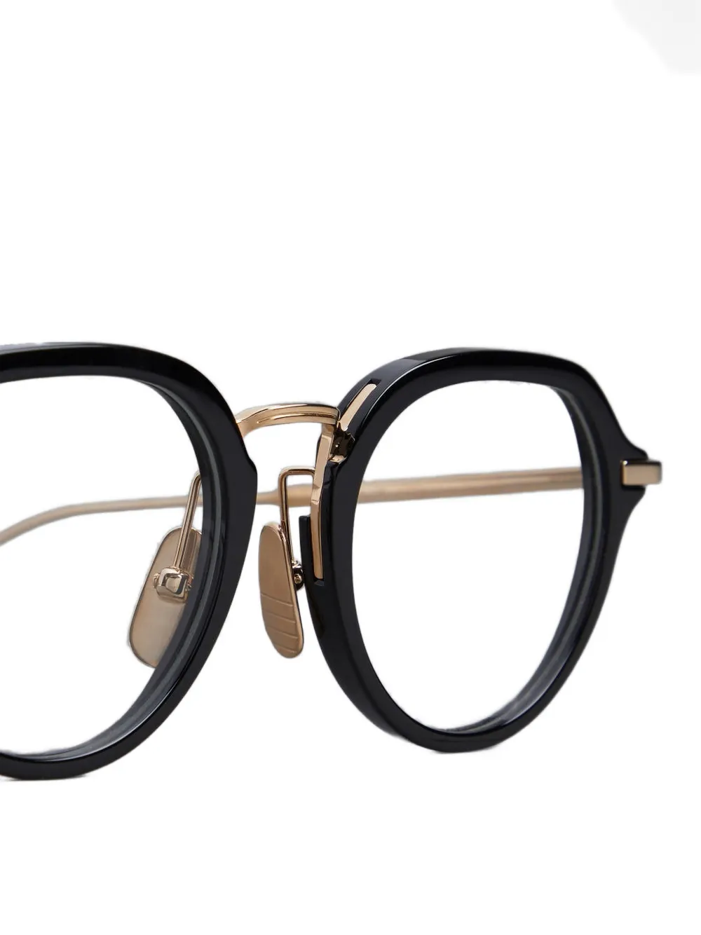  Thom Browne Eyewear Round-frame Glasses - Black 