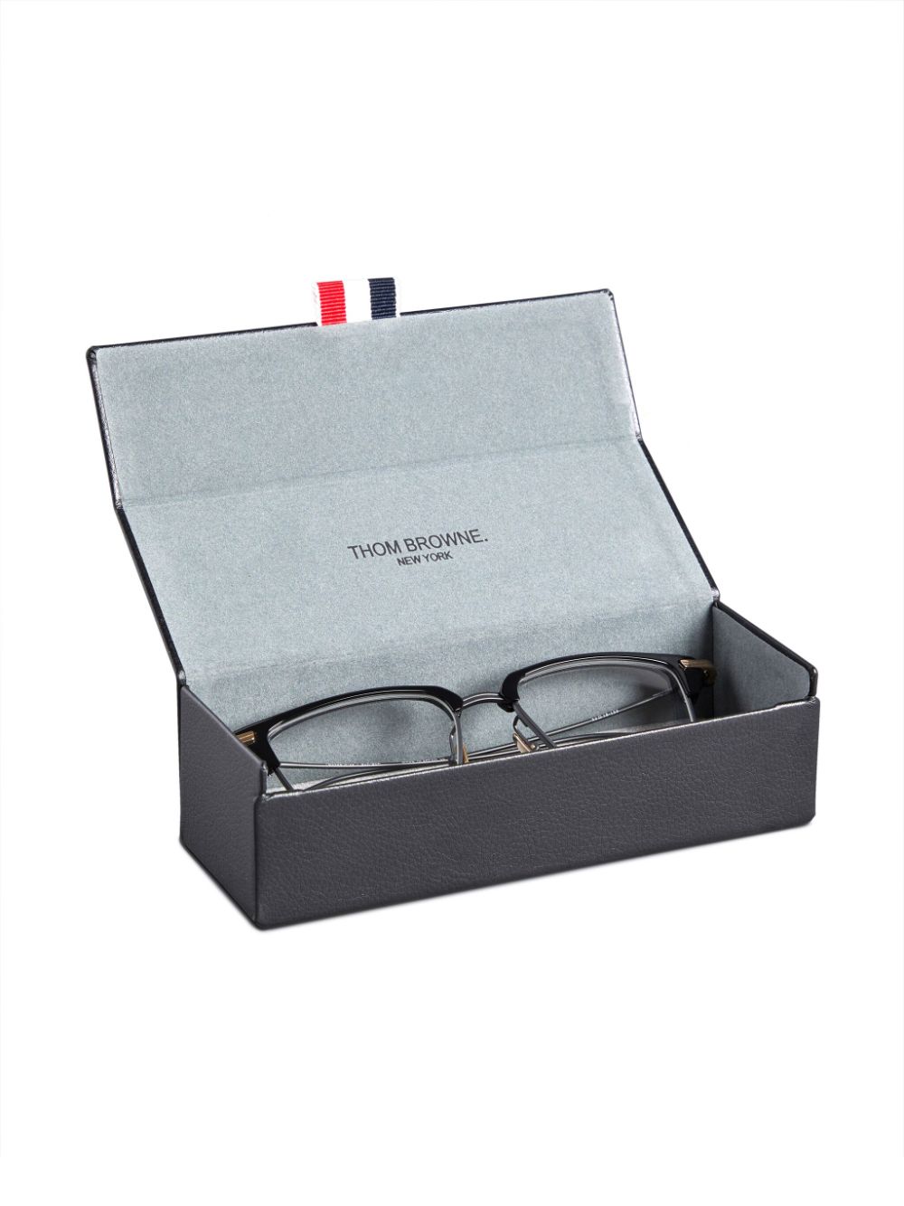 Shop Thom Browne Tb422 Wayfarer-frame Glasses In Black
