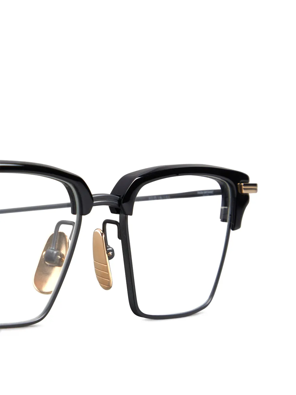 Shop Thom Browne Tb422 Wayfarer-frame Glasses In Black