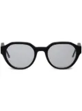 Thom Browne Eyewear round-frame clear glasses - Black