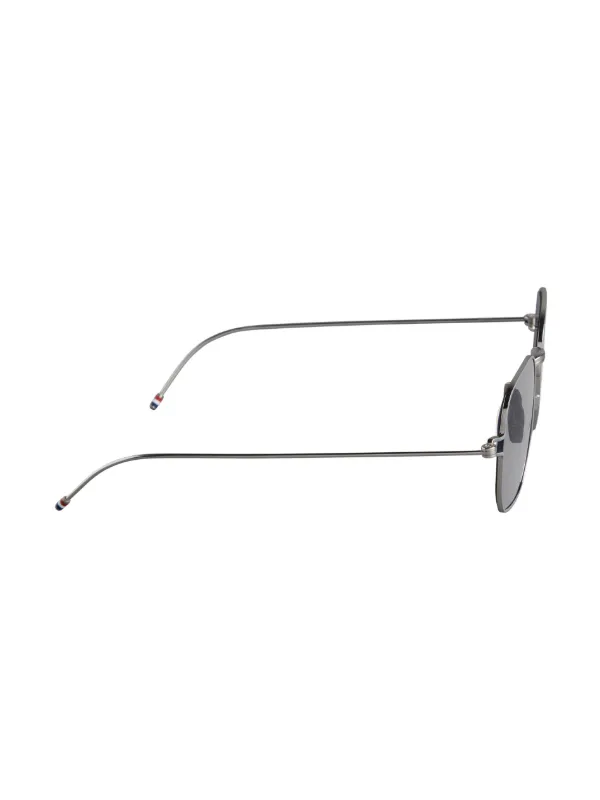 THOM BROWNE スクエアフレムサンクラス 【関税込】 Thom Browne Eyewear square-frame Sunglasses | Grey | FARFETCH
