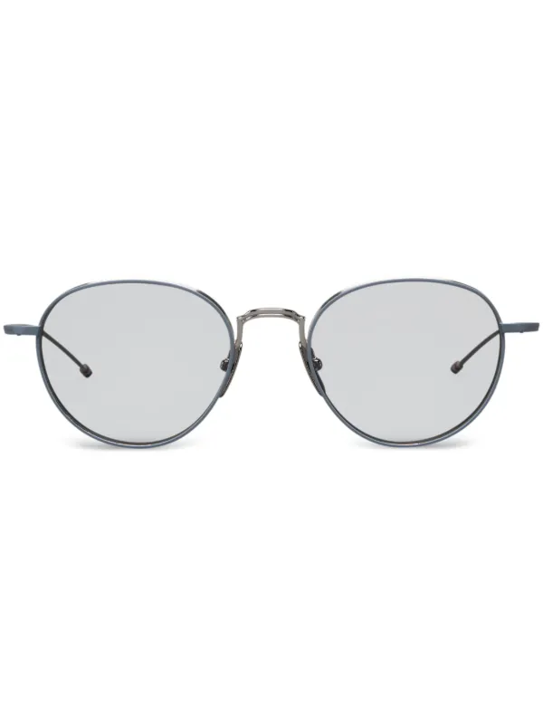 Thom Browne Eyewear ラウンドフレーム サングラス | シルバートーン