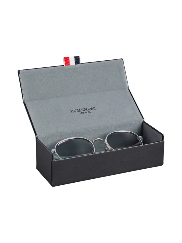 Thom Browne Eyewear ラウンドフレーム サングラス | シルバートーン
