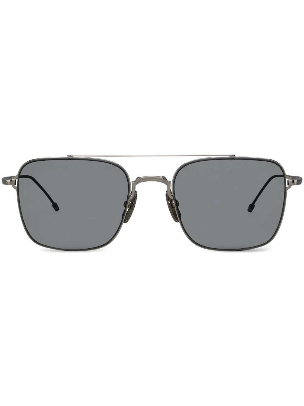 Thom Browne Eyewear tinted pilot-frame sunglasses | Silver | Image 1