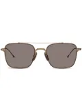 Thom Browne Eyewear TB120 pilot-frame sunglasses - Gold