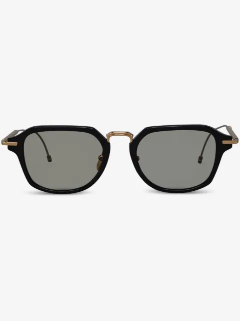Thom Browne Eyewear geometric-frame tinted sunglasses
