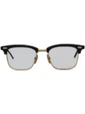 Thom Browne Eyewear square-frame tinted sunglasses - Black