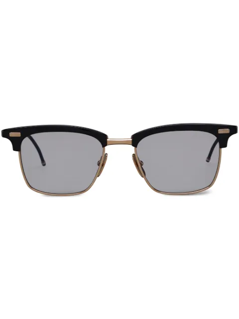 Thom Browne Eyewear rectangle-frame tinted sunglasses