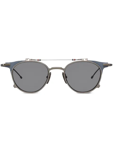 Thom Browne Eyewear round-frame flip-up sunglasses