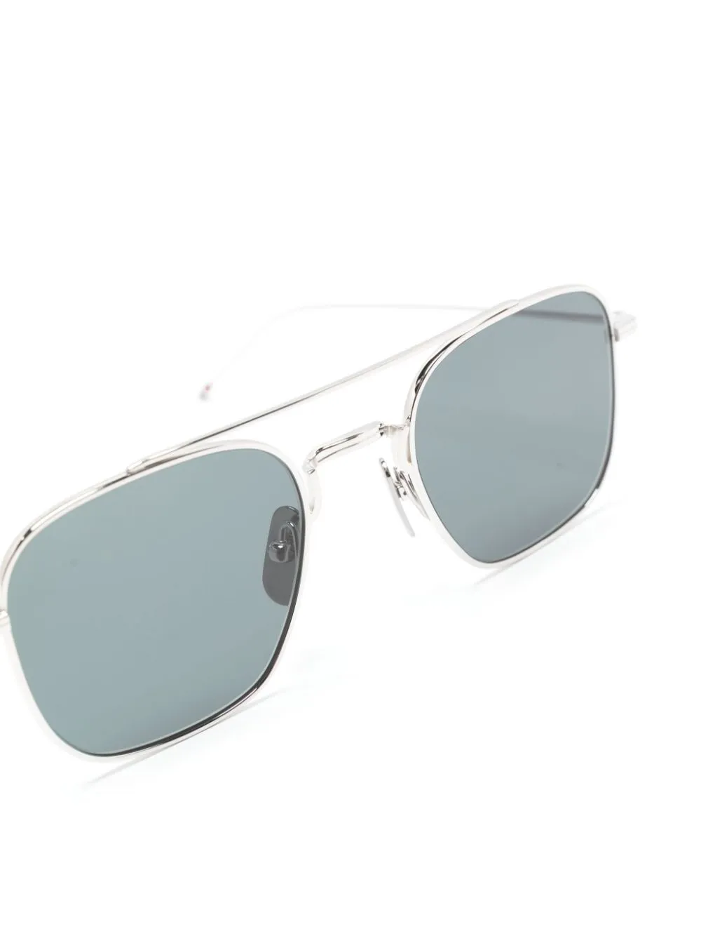 Thom Browne Eyewear Zonnebril met piloten montuur Grijs