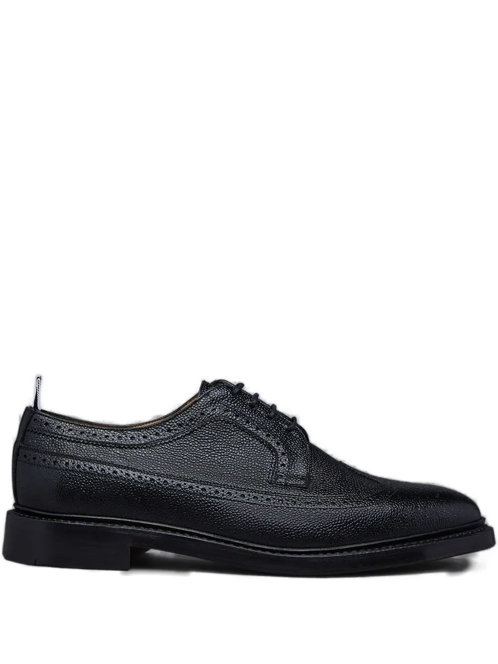 Thom Browne pebble-leather oxford shoes Black