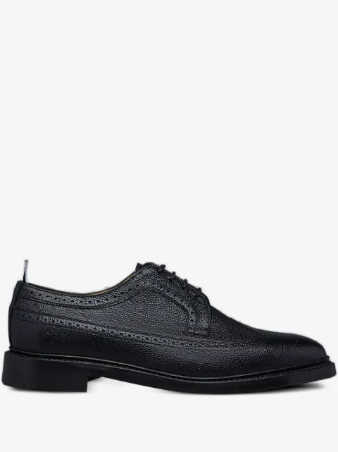 Thom Browne pebble lucido leather sole longwing brogues