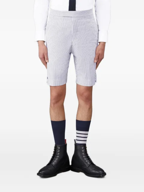 Thom Browne striped back-strap shorts