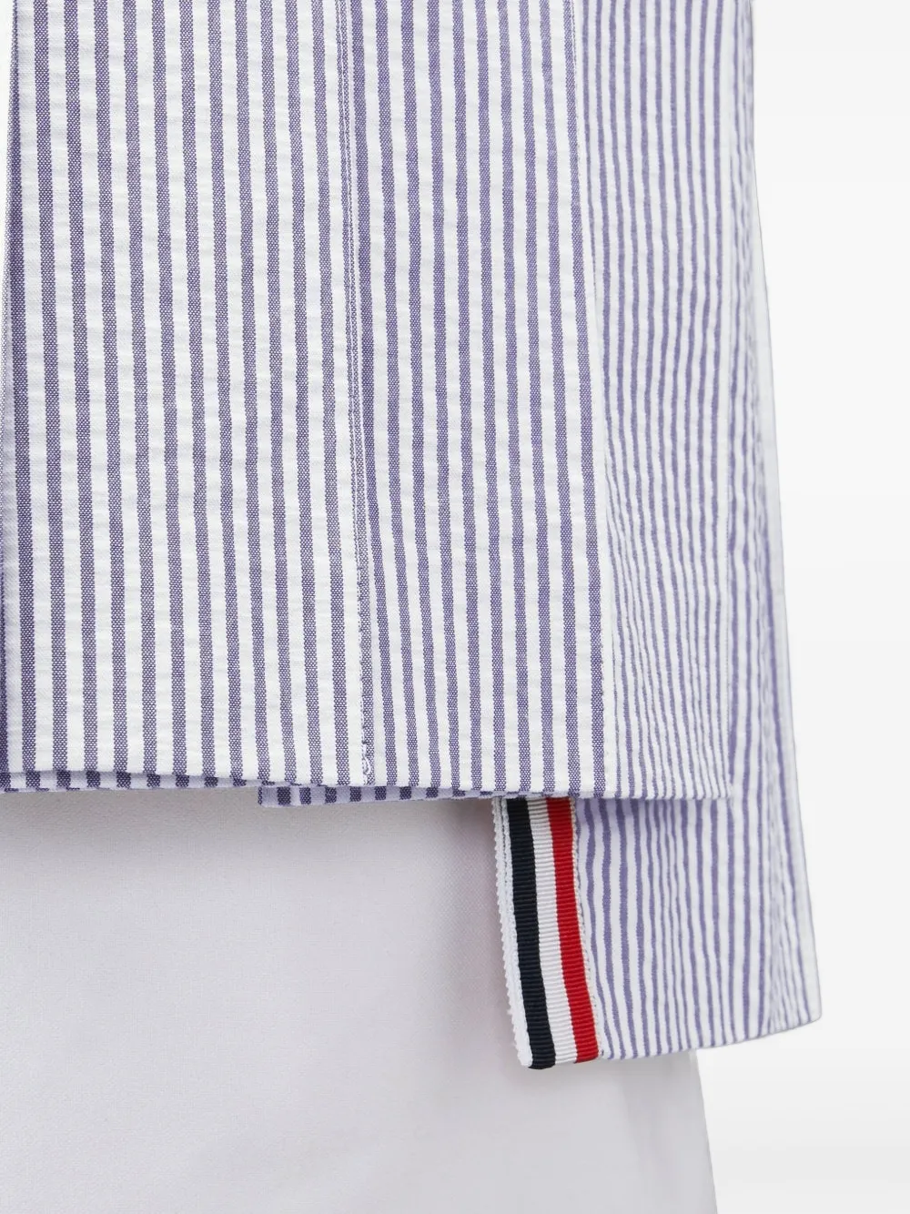 Thom Browne Gestreepte plooirok Blauw