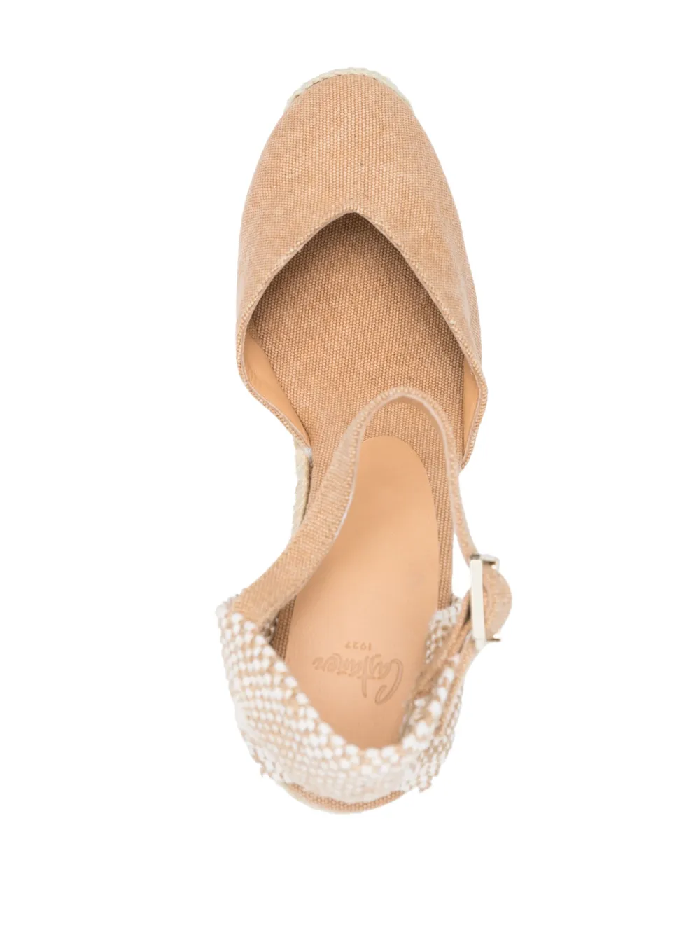 espadrille compensée femme castaner