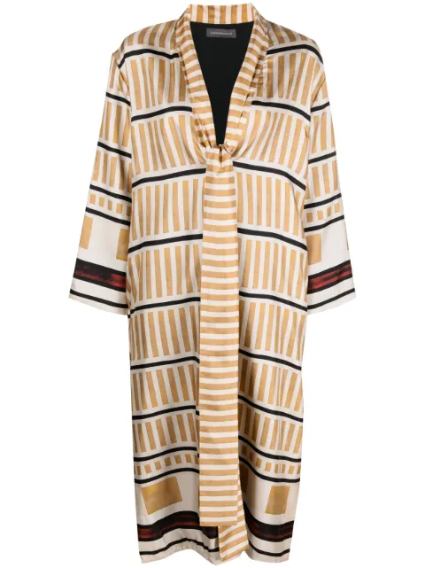 Lorena Antoniazzi abstract-print kaftan dress 
