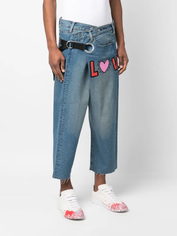 AD2021 クロップドパンツ テーパード スラックス コットン XS 黒