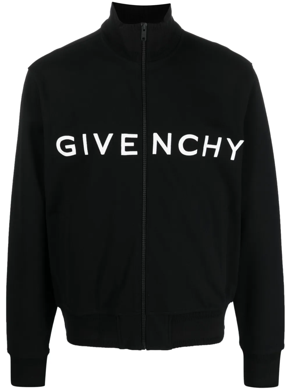 Givenchy logo-print zipped jacket | Black | Image 1