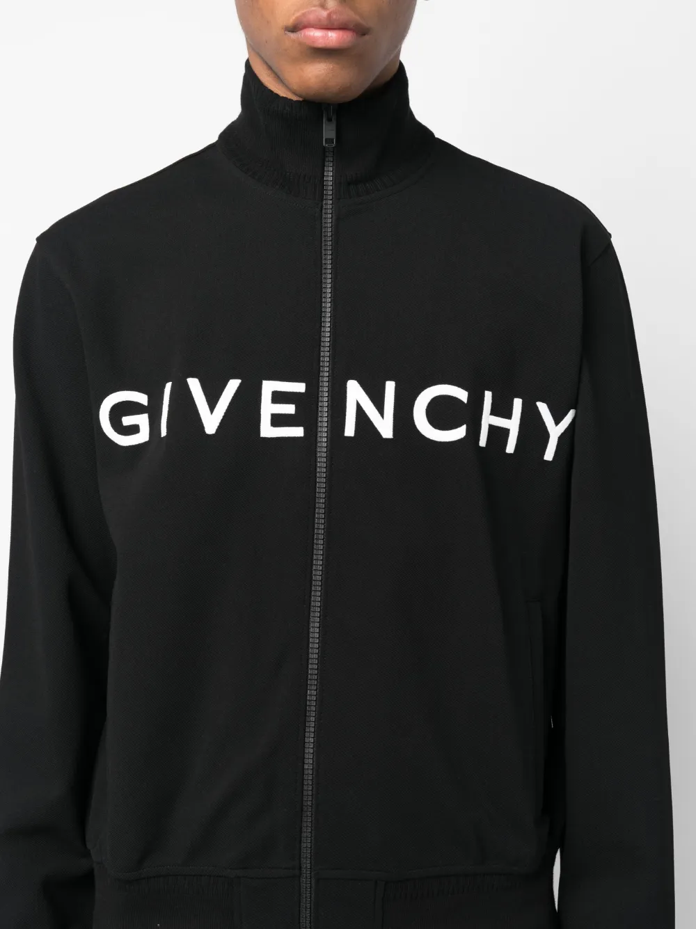 Givenchy Dove ジップアップ セーター | ブラック | FARFETCH JP