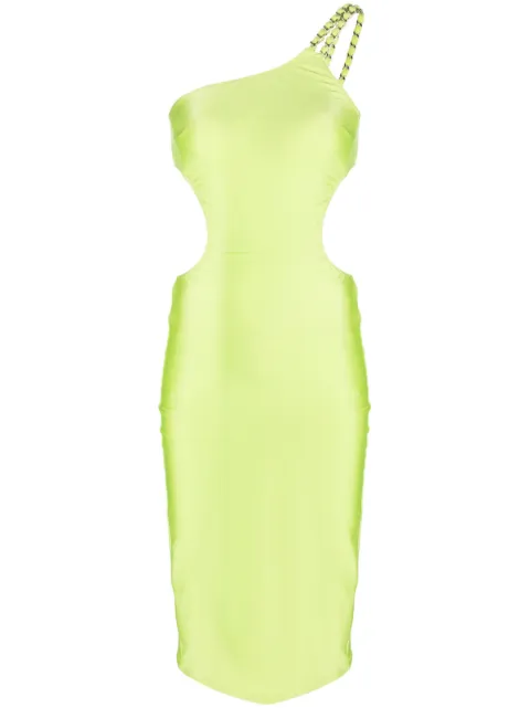 Amen - cut-out one-shoulder midi dress
