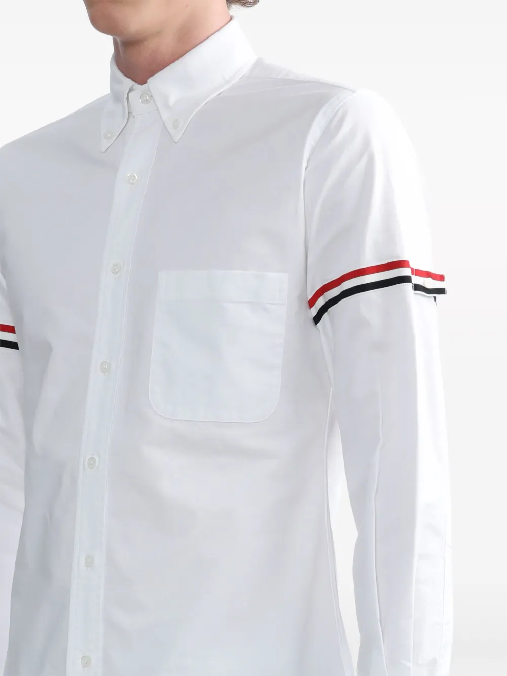 Thom Browne Camicia Oxford con dettagli in gros-grain | Image 5
