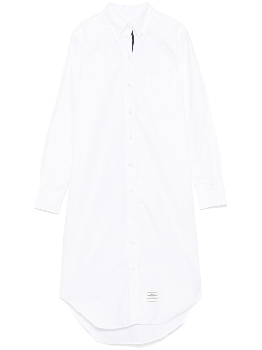 Thom Browne cotton shirt dress - White