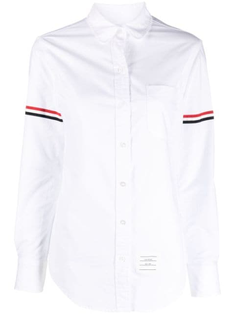 Thom Browne camisa con rayas RWB