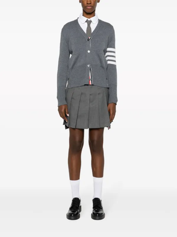 Thom Browne RWB-stripe Cotton Shirt | White | FARFETCH