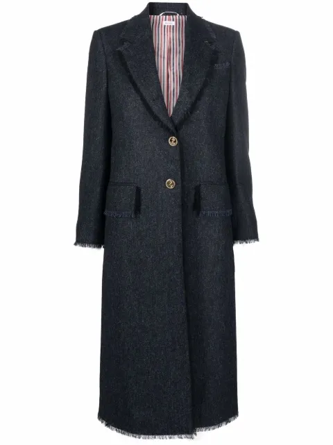 Thom Browne tweed single-breasted coat