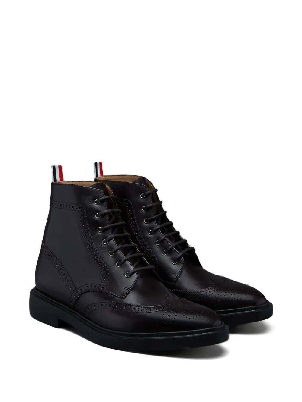 Thom Browne leather wingtip boots