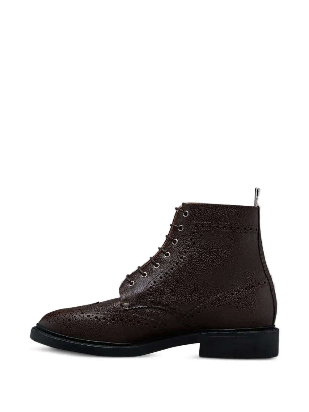 Thom Browne Leren Wingtip laarzen Bruin