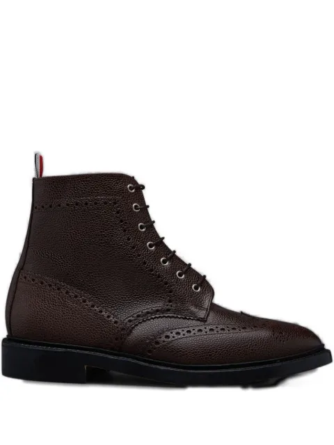 Thom Browne perforated leather boots