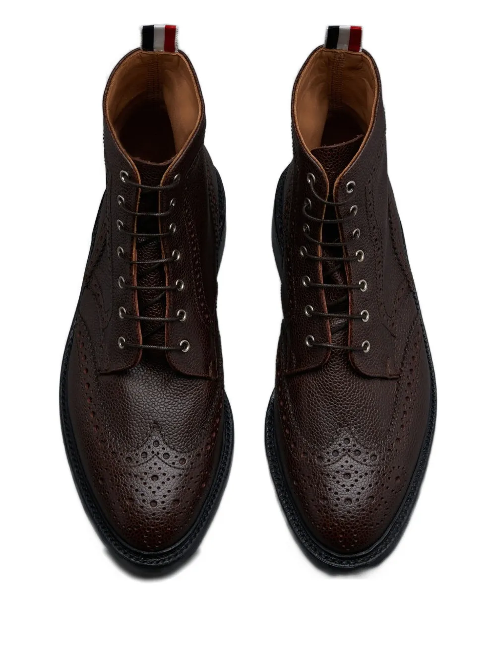 Thom Browne perforated leather boots