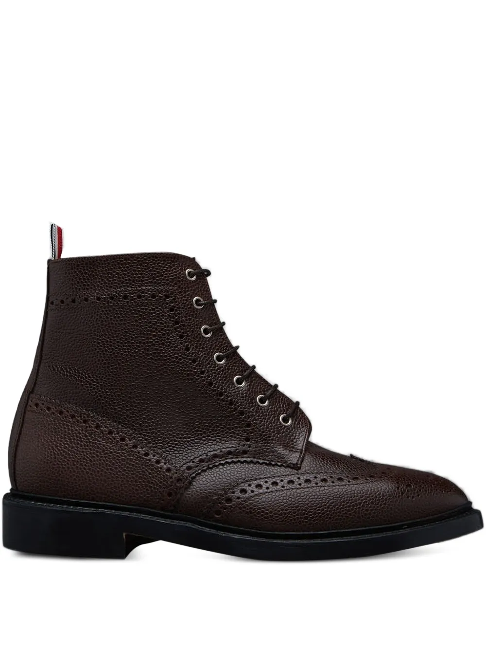 Thom Browne perforated leather boots
