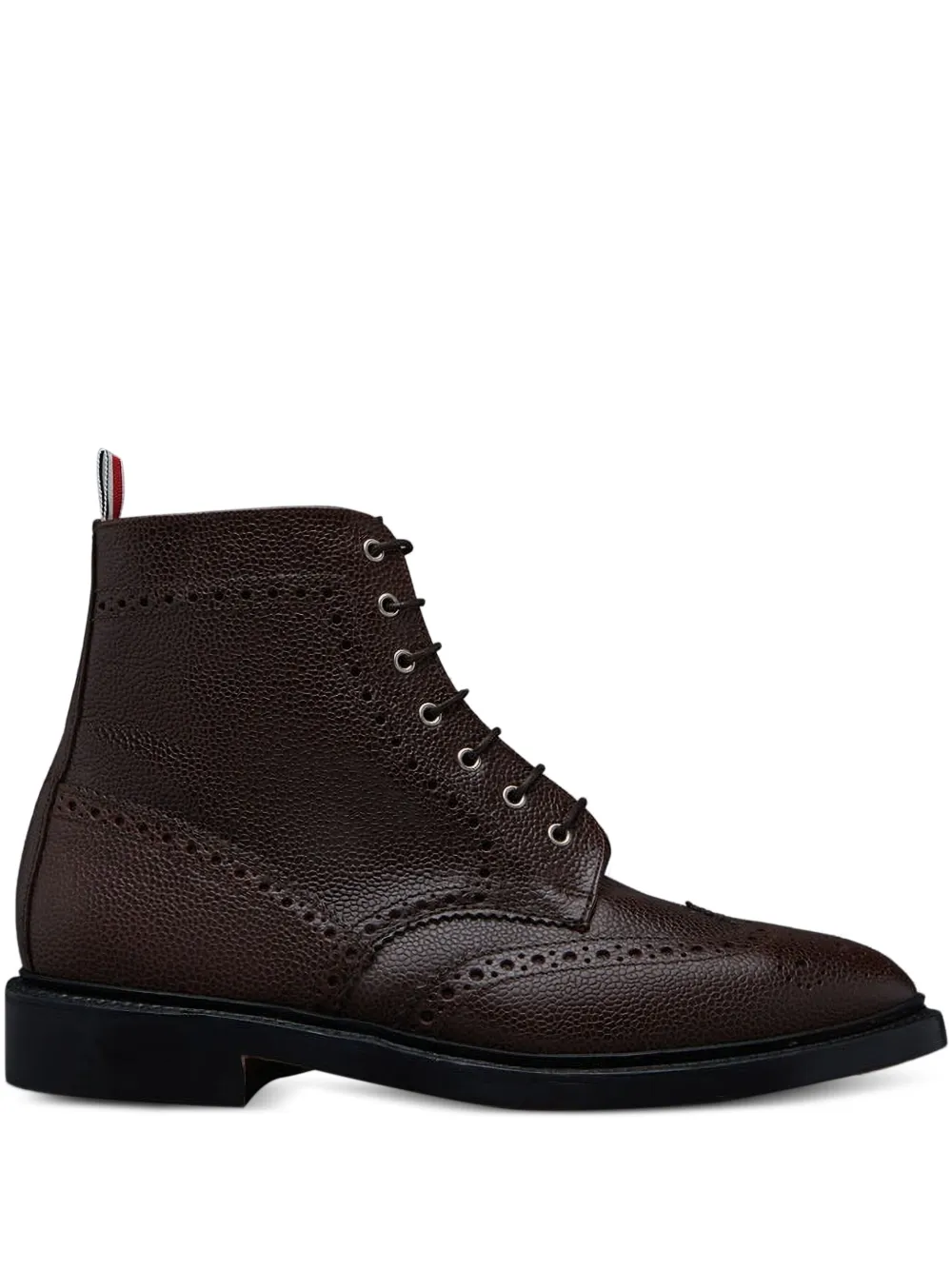 Thom Browne perforated leather boots