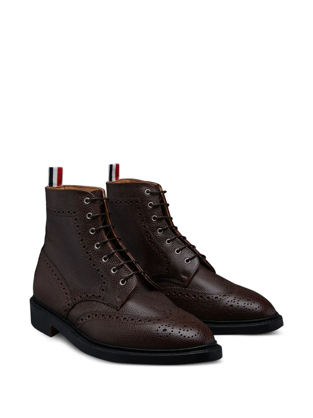 Thom Browne perforated leather boots