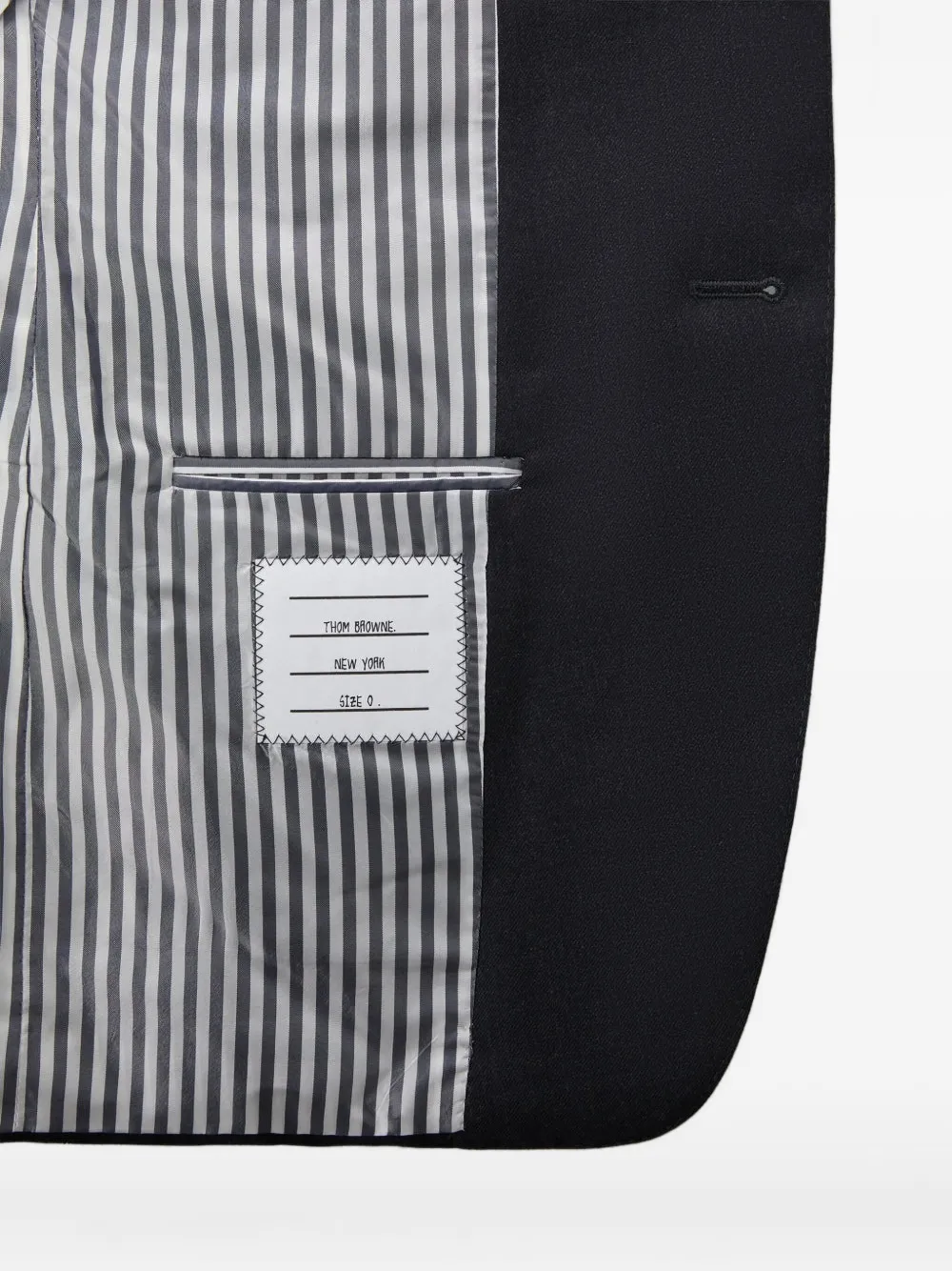 Thom Browne Classic Twill Sport Wool Blazer In Black