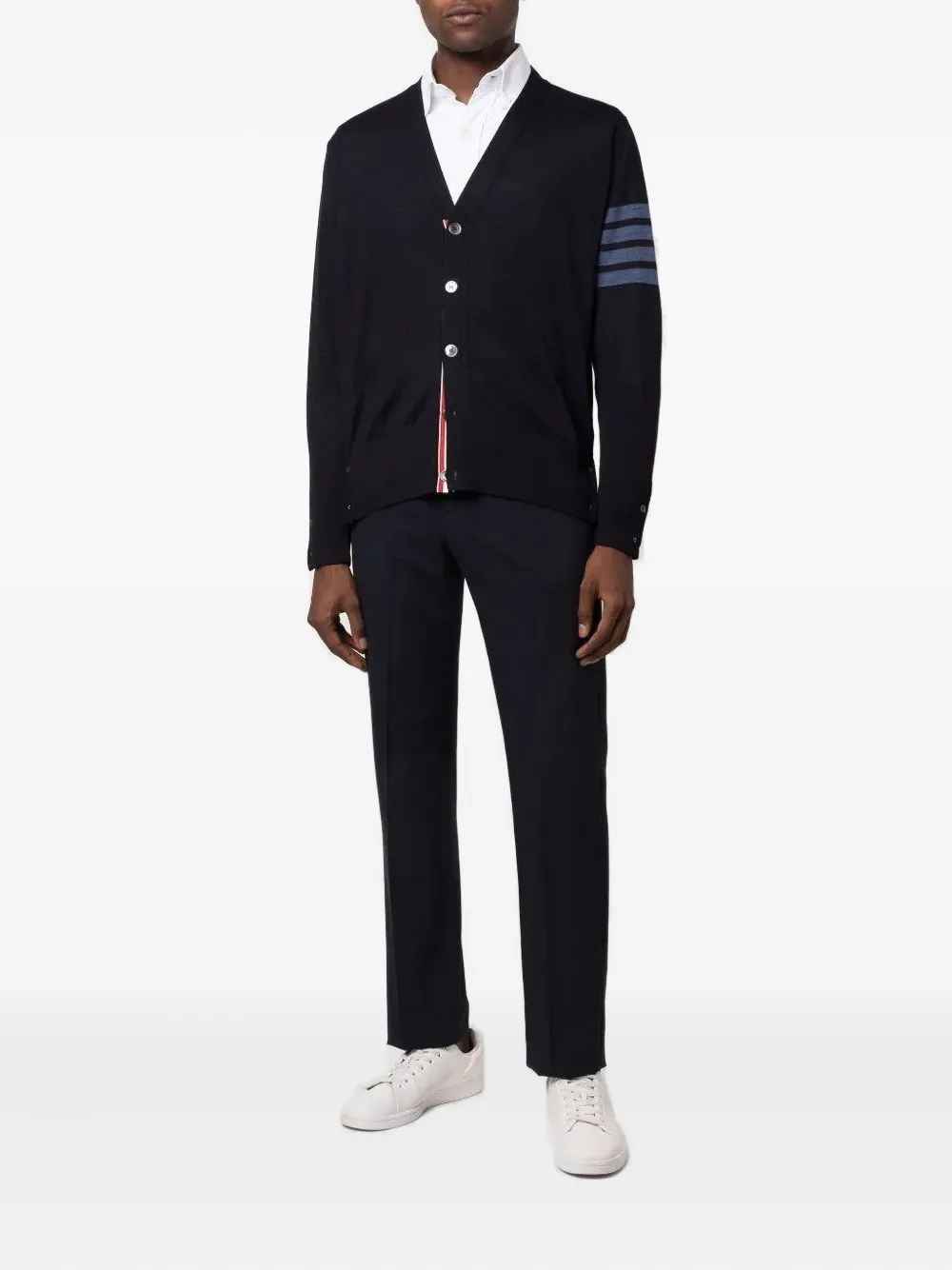 Thom Browne 4-Bar V-neck cardigan | Cardigans | Image 2