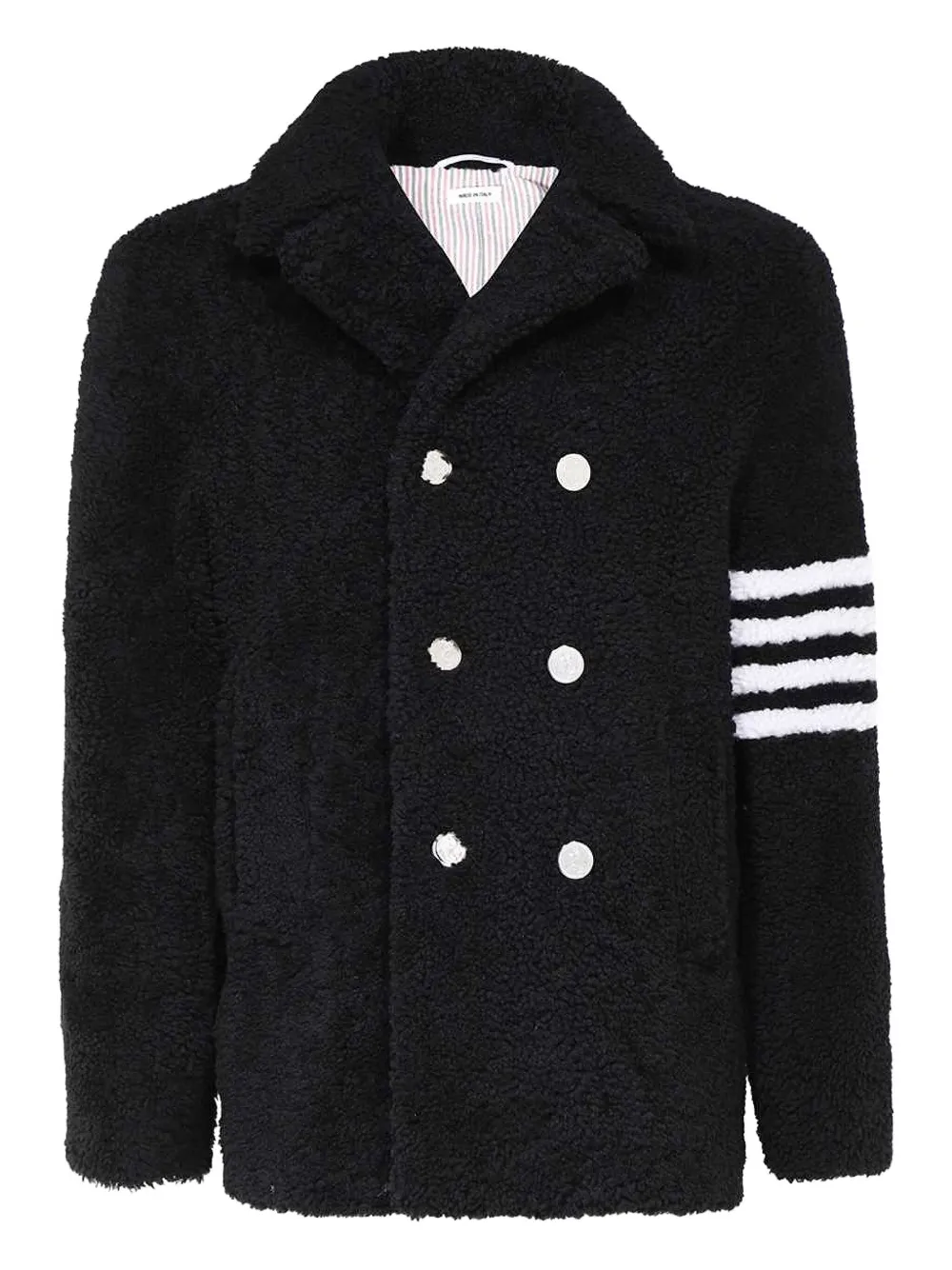 Thom Browne double-breasted coat - ブラック Thom Browne double-breasted coat - ブラック