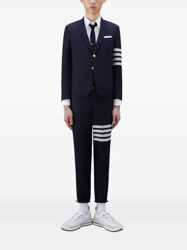 Thom Browne 4BAR トラックパンツ | ブルー | FARFETCH JP