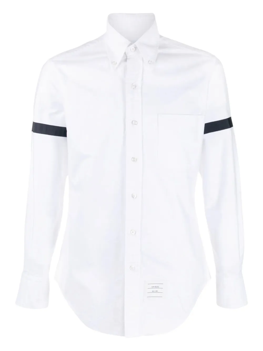 Thom Browne ribbon-detailed cotton shirt | White | Image 1