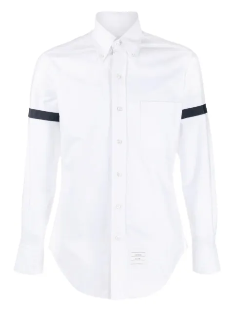 Thom Browne camisa oxford con detalle de listón
