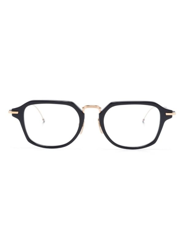 Thom Browne Eyewear rectangle-frame Glasses - Farfetch