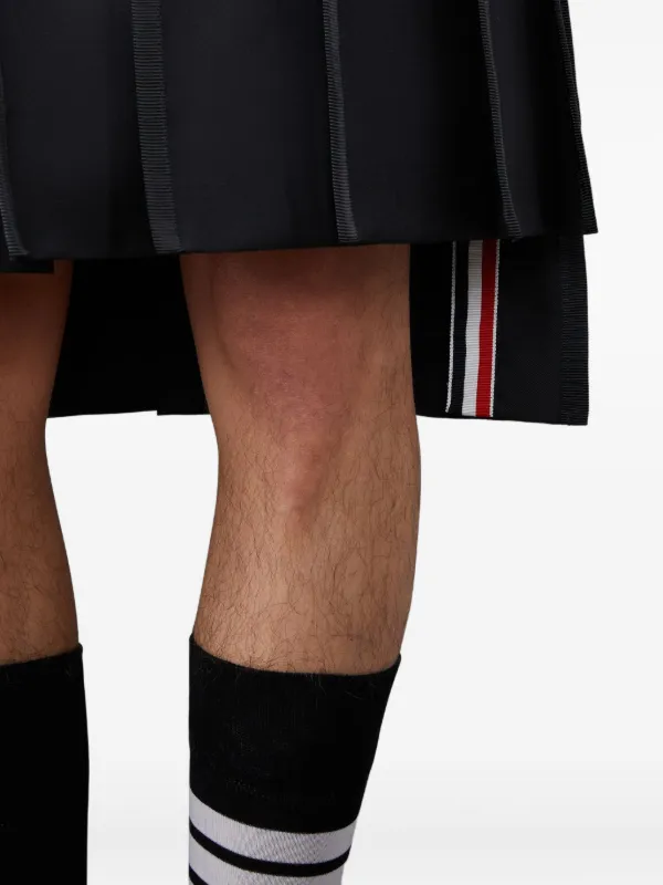 Thom Browne プリーツ スカート | ブラック | FARFETCH JP