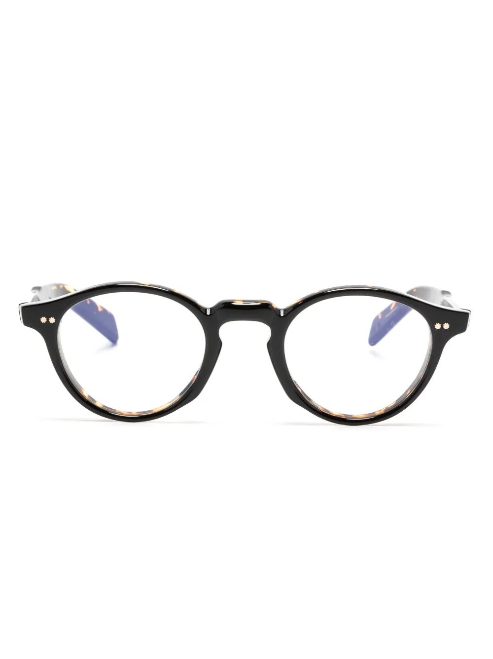 Cutler & Gross tortoiseshell pantos-frame glasses | Brown | Image 1