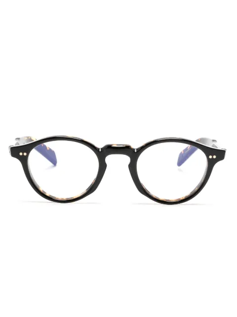 Cutler & Gross tortoiseshell pantos-frame glasses