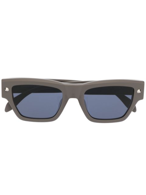 Alexander McQueen Eyewear engraved-logo arm sunglasses Men